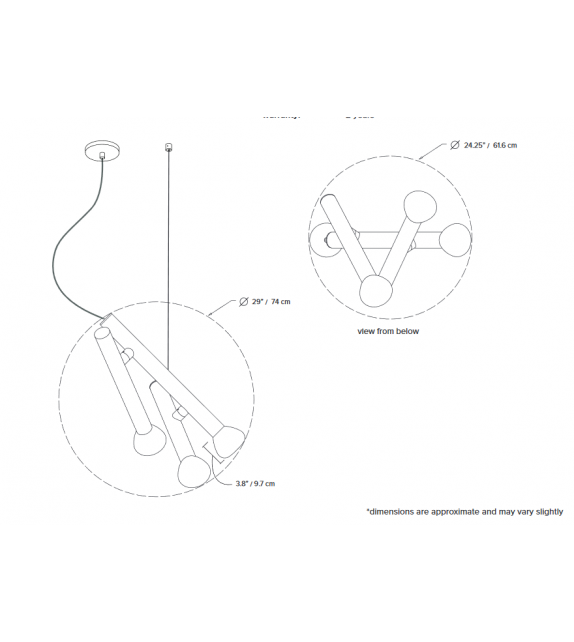 Parc 03 Lambert&Fils Lámpara de Suspensión