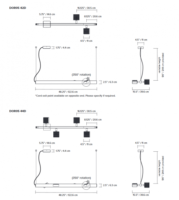 Dorval 05 Lambert&Fils Lámpara de Suspensión