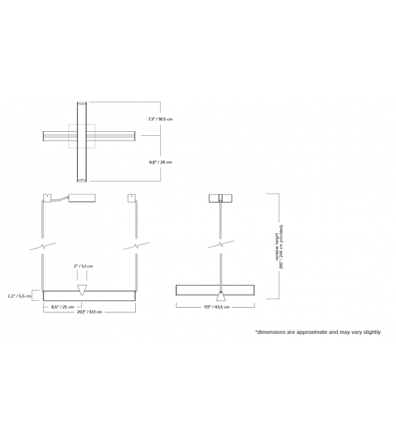 Mile 01 Lambert&Fils Lampada a sospensione