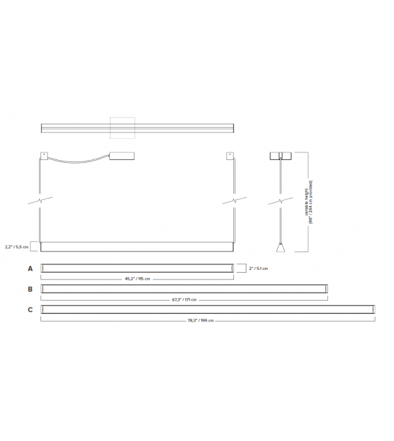 Mile 03 Lambert&Fils Pendant Lamp