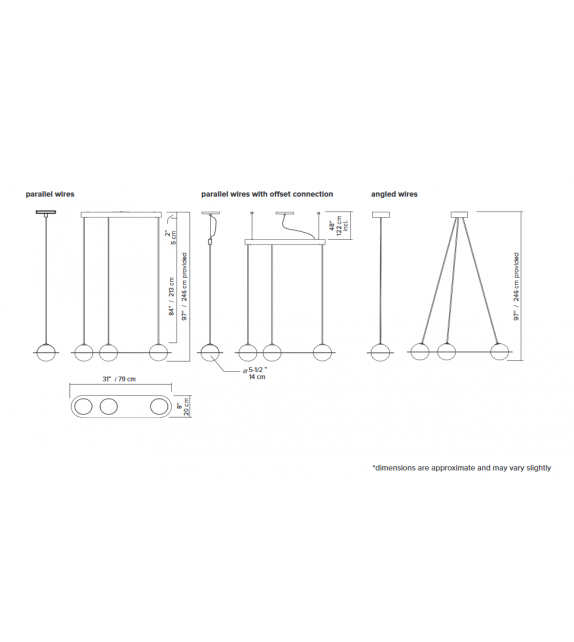 Laurent 06 Lambert&Fils Pendant Lamp