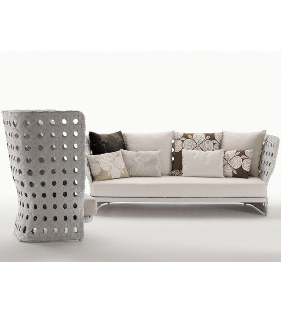 Canasta B&B Italia Outdoor Poltrona Con Schienale Alto