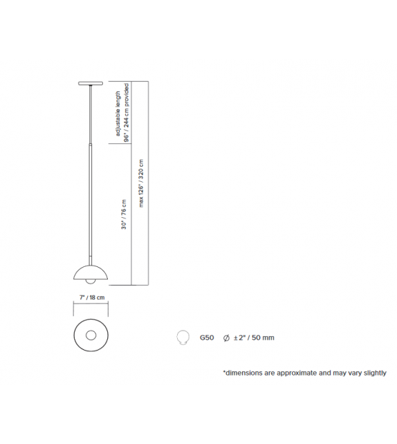 Beaubien 03 Lambert&Fils Lámpara de Suspensión