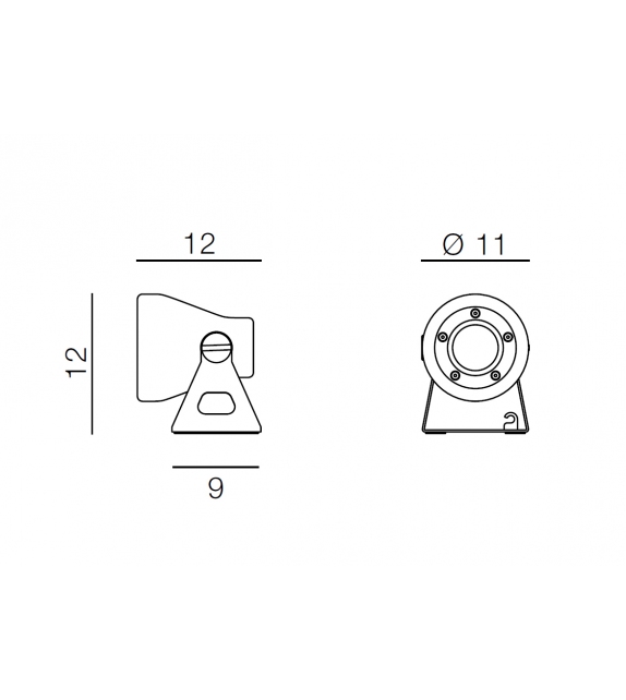 Minifrog Martinelli Luce Lampada da Terra/Parete