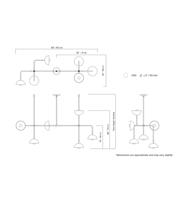 Beaubien Lambert&Fils Lámpara de Suspensión