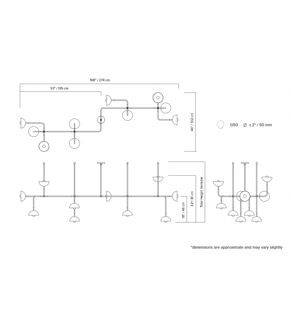 Beaubien Lambert&Fils Pendelleuchte