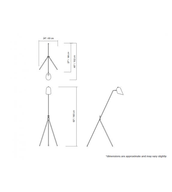 Cliff 02 Lambert&Fils Stehleuchte