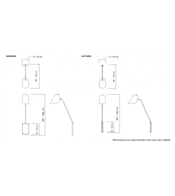 Cliff 06 Lambert&Fils Wandleuchte
