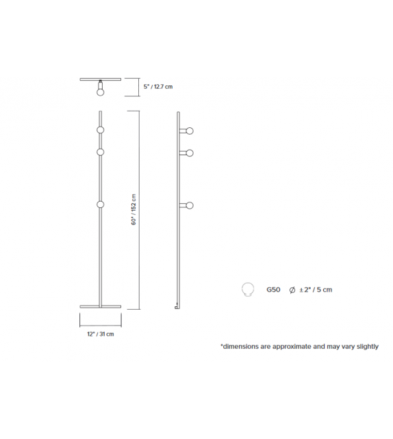 Dot 05 Lambert&Fils Floor Lamp