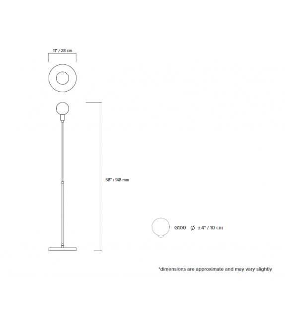Dot 05 Lambert&Fils Floor Lamp