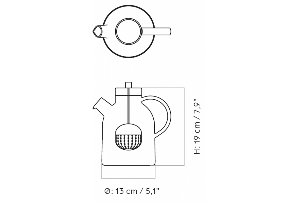 Kettle Audo Copenhagen Teapot Milia Shop