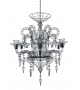 Papillon Forestier Chandelier