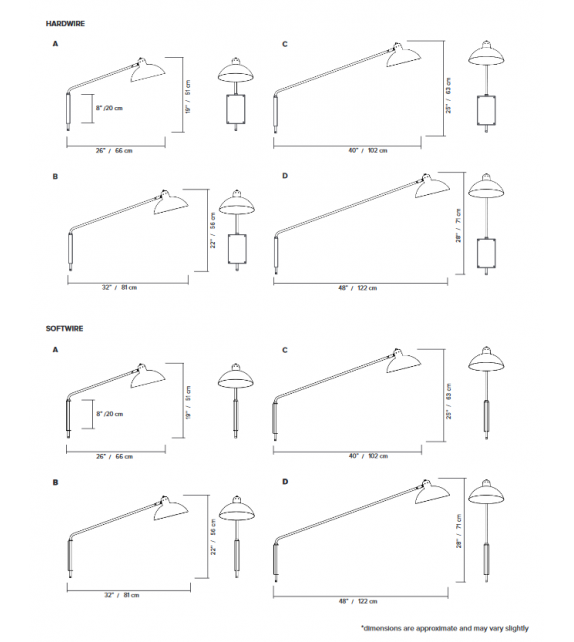 Waldorf 06 Lambert&Fils Lampada da Parete