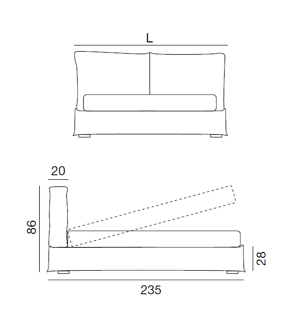 Academy Piuma Twils Cama