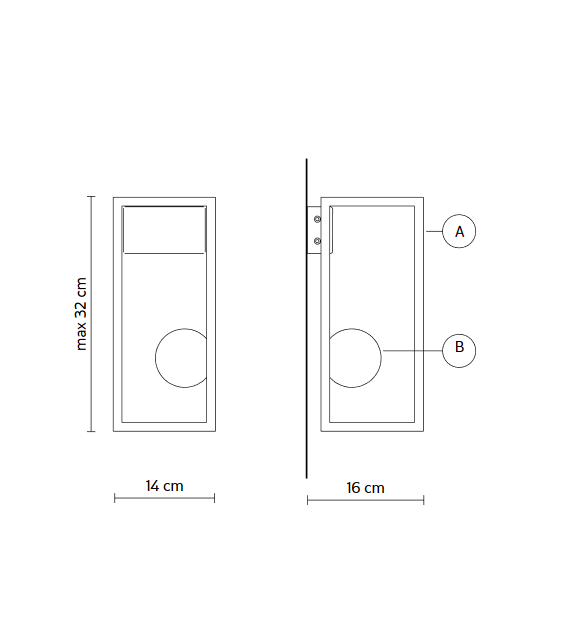 Abachina Karman Wall Lamp