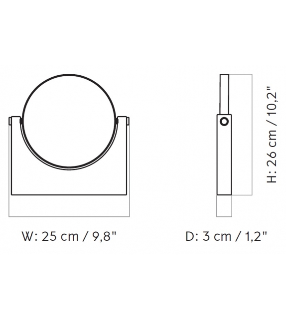Pepe Marble Menu Miroir