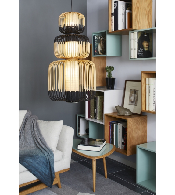 Bamboo3 Lights Forestier Lampada a Sospensione