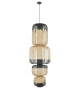 Bamboo 4 Lights Forestier Lampada a Sospensione
