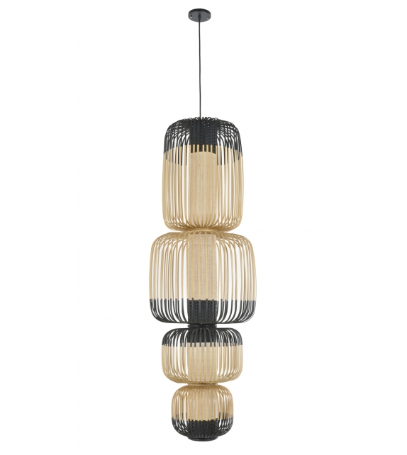 Bamboo 4 Lights Forestier Pendant Lamp