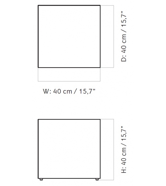 Plinth Cubic Menu Beistelltisch