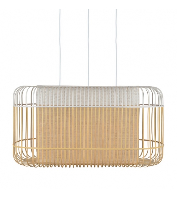 Bamboo Oval Forestier Lámpara de Suspensión