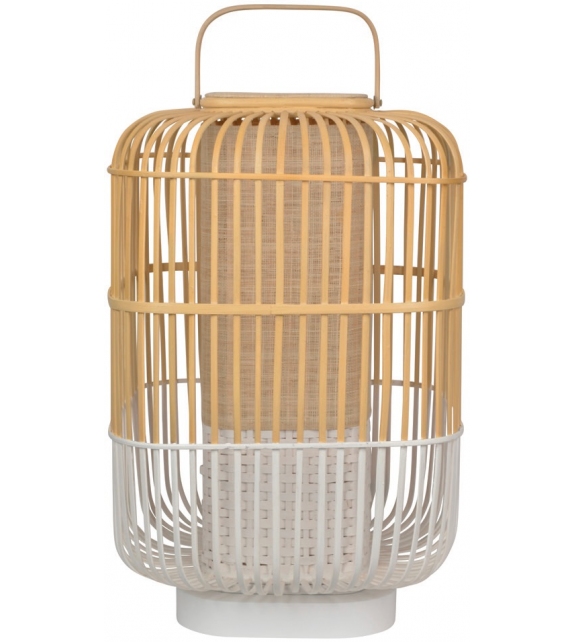 Bamboo Square Forestier Lámpara de Mesa