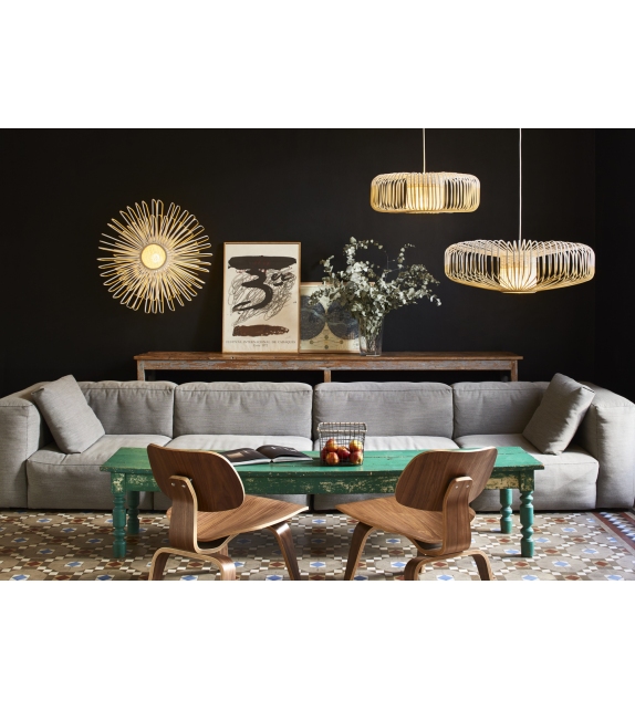 Bamboo XL Forestier Lámpara de Suspensión