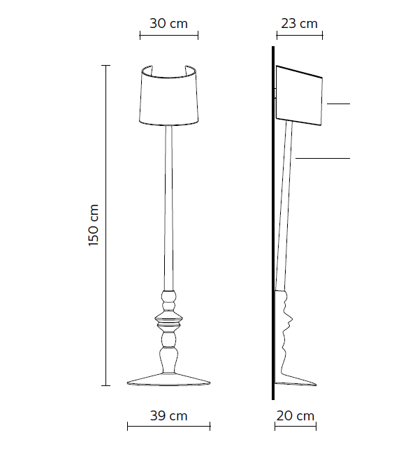 Alì e Babà Karman Floor Lamp