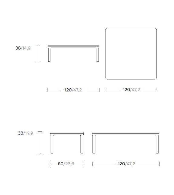 Park Life Kettal Table Basse