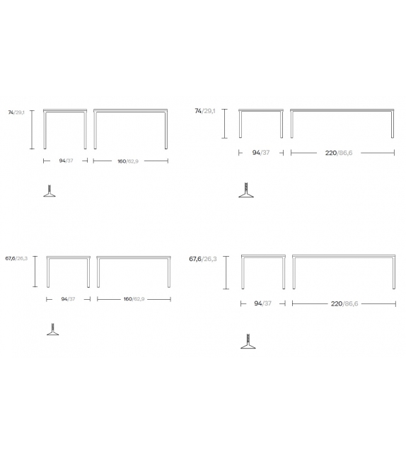 Park Life Kettal Dining Table