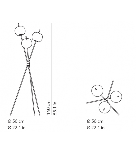 Kushi Kundalini Floor Lamp
