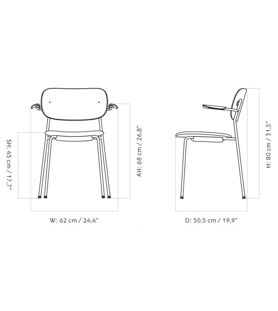 Co Veneer Menu Chair