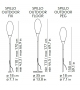 Spillo Outdoor Kundalini Lampadaire