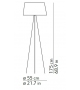 Tripod Kundalini Floor Lamp