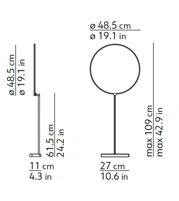 Poise Kundalini Lampe de Table