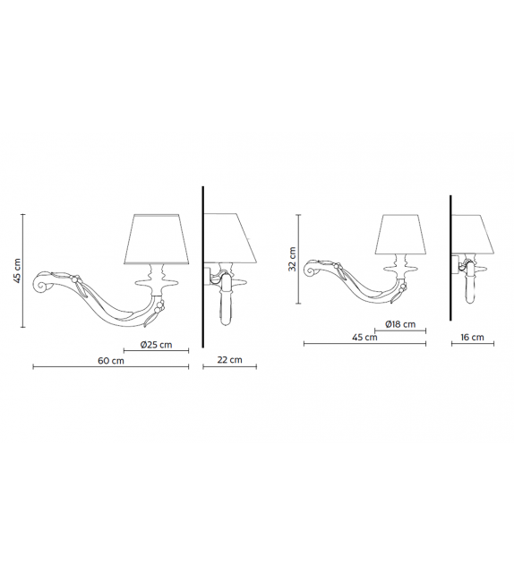 Déja-Vu Karman Wall Lamp