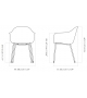 Harbour Steel Menu Upholstered Chair