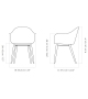 Harbour Oak Menu Upholstered Chair