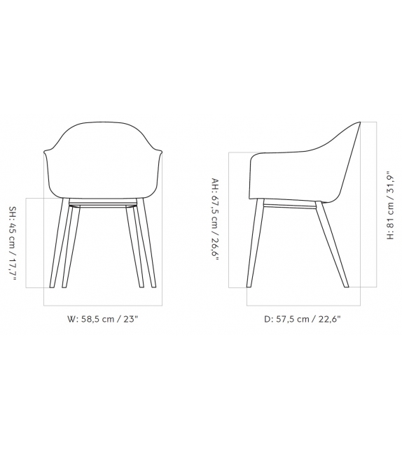 Harbour Oak Menu Sedia Rivestita