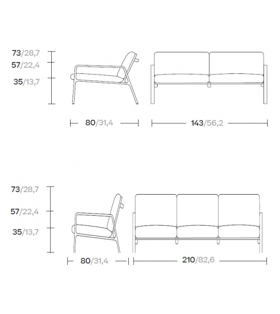 Park Life Kettal Sofa
