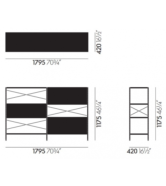 Vitra: Eames Storage Unit ESU Regal Vitra