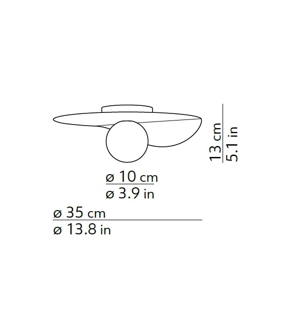 Flow Kundalini Lampada da Soffitto