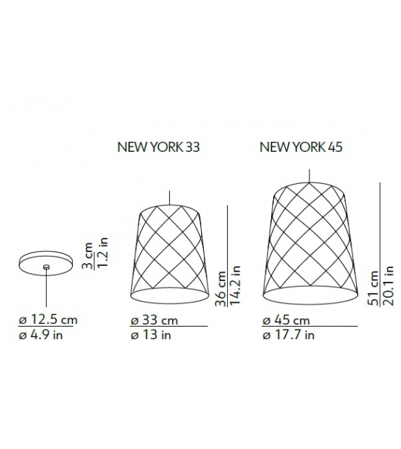 New York Kundalini Lámpara de Suspensión