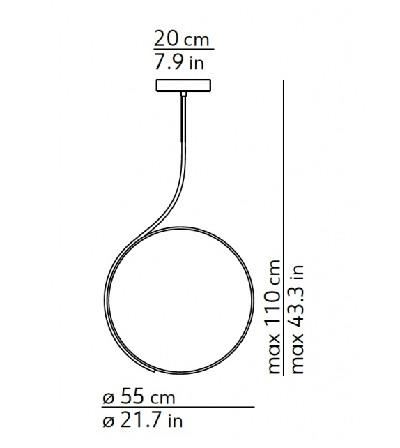 Poise Kundalini Plafonnier