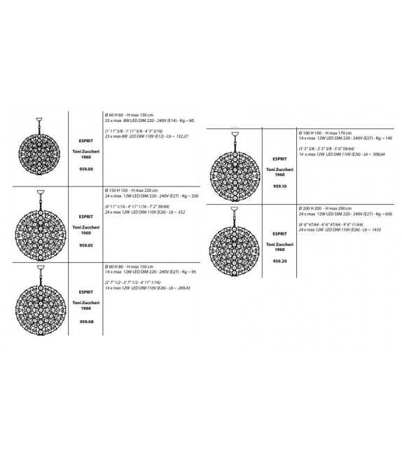 Esprit Venini Pendant Lamp
