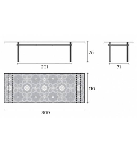 Fiam Cristaline Table