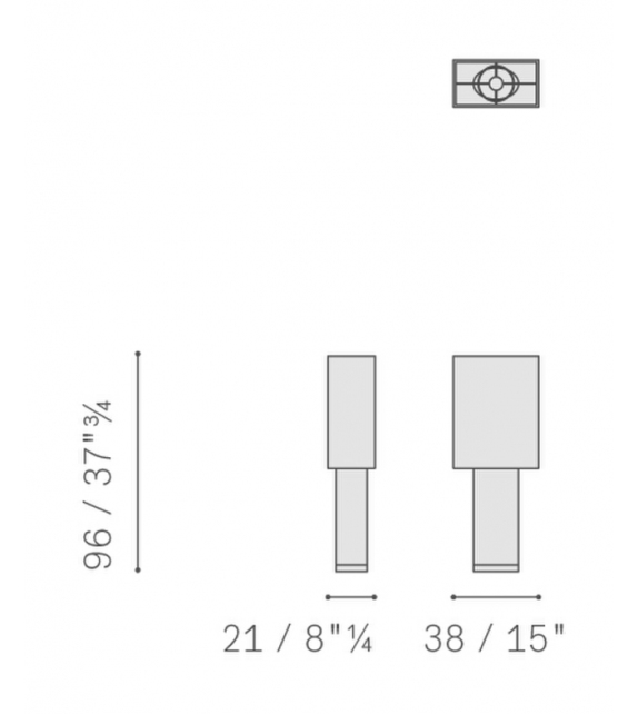 Dido Poltrona Frau Lampe de Table