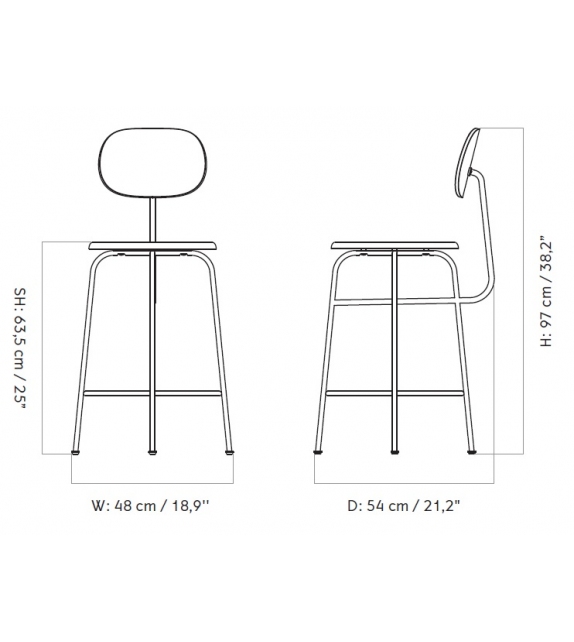 Afteroom Plus Menu Hocker