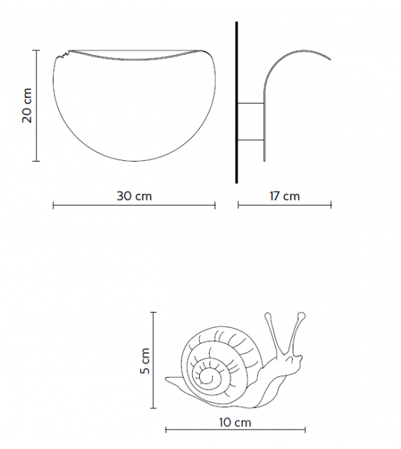 Va-Lentina Karman Wall Lamp