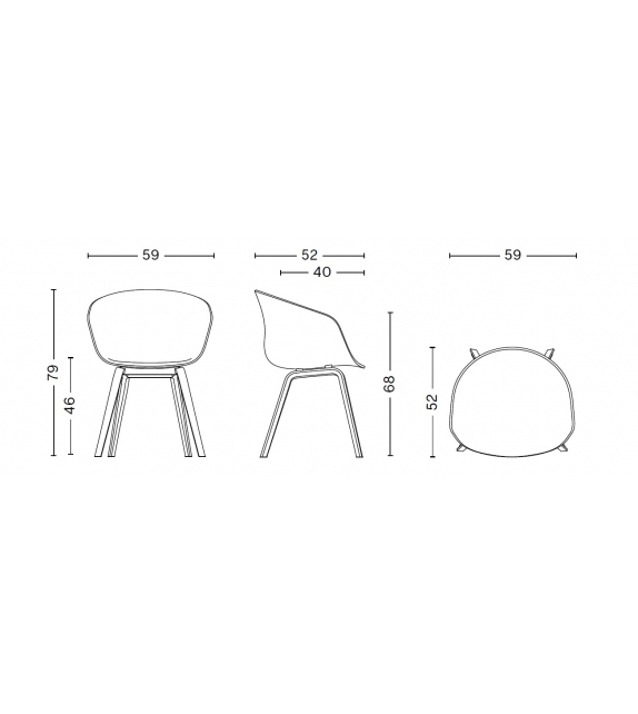 About a Chair AAC 22 Hay Petit Fauteuil